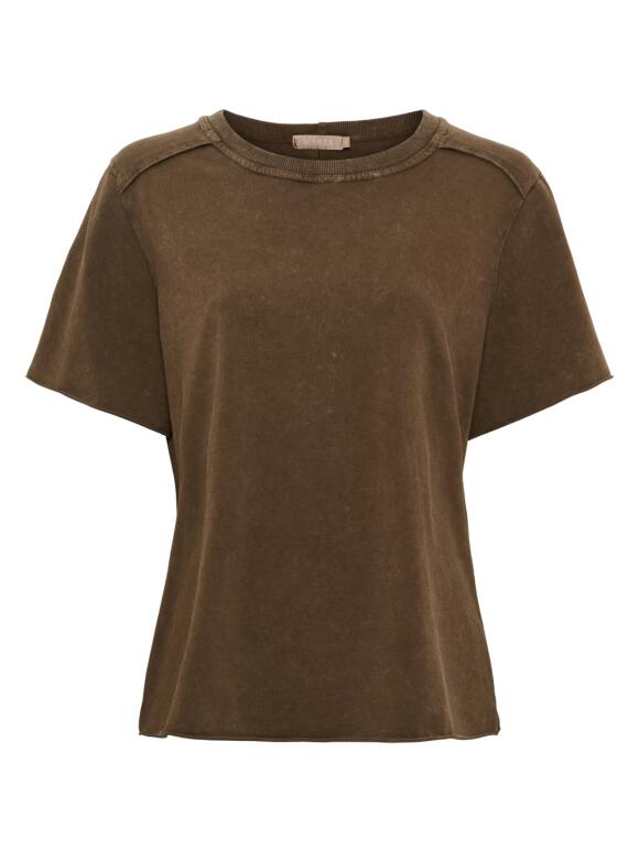 Marta Du Château - Marta Du Chateau Alouette brun T-Shirt Marta Du Château - Marta Du Chateau Alouette brun T-Shirt