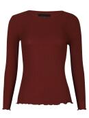 Libertè Natalie bordeaux langærmet t-shirt 