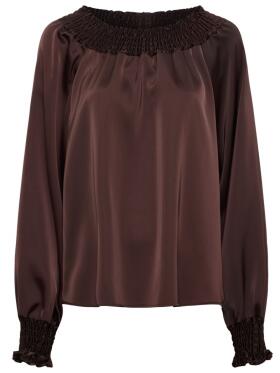 Marta Du Chateau Verona brun Bluse