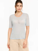 Libertè Essentiel - Libertè Essentiels mesh lyseblå T-Shirt Libertè Essentiel - Libertè Essentiels mesh lyseblå T-Shirt