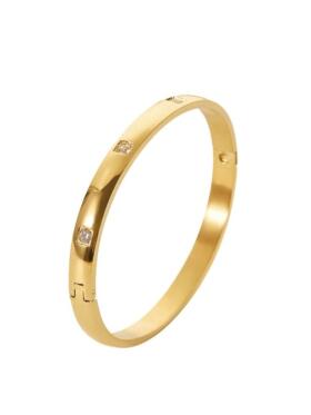 Bay By Aqua Dulce Square Stone Armbånd