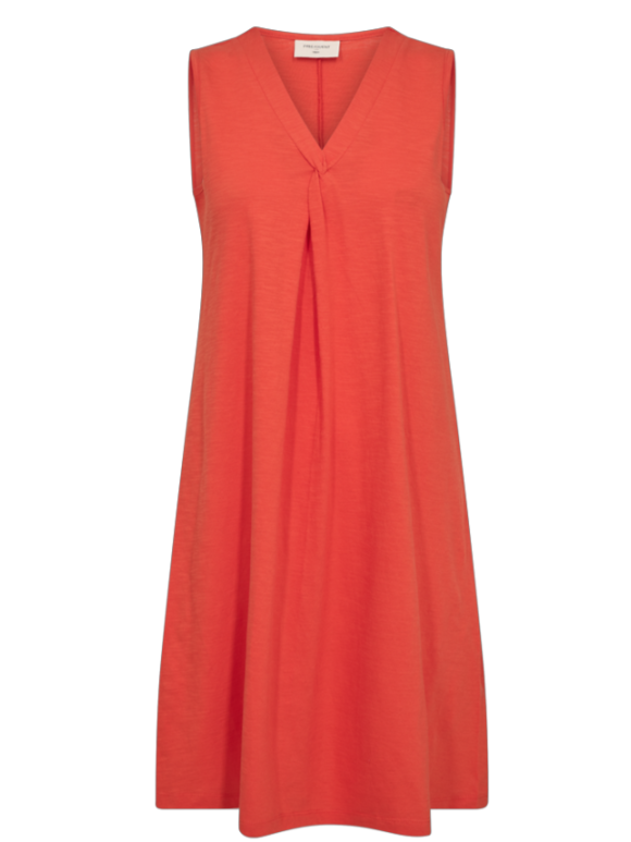 Freequent  - Freequent Sabina orange kjole