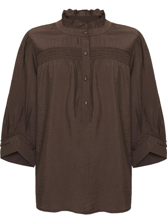 Ofelia - Ofelia Elsa brun Skjorte/bluse Ofelia - Ofelia Elsa brun Skjorte/bluse