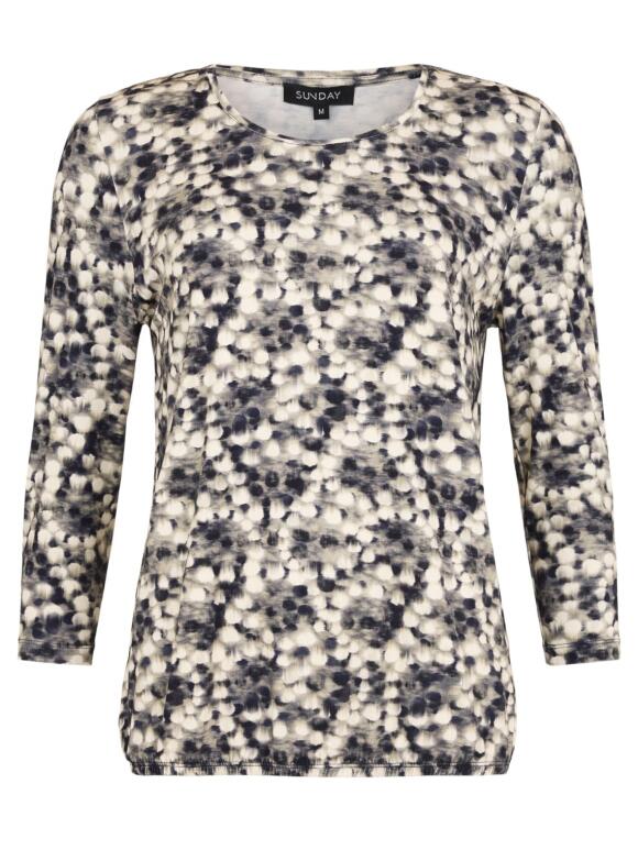Sunday - Sunday 6421 sort Bluse Sunday - Sunday 6421 sort Bluse