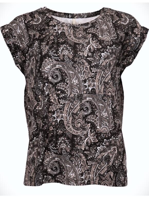 Ofelia - Ofelia Anick sort paisley bluse