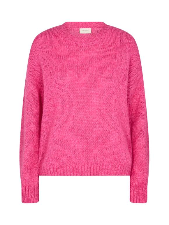 Freequent  - Freequent Selma pink strik pullover