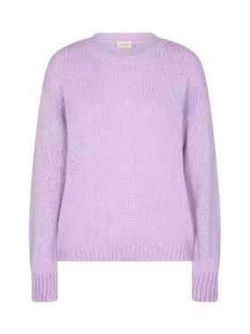 Freequent  - Freequent Selma lys lilla strik pullover