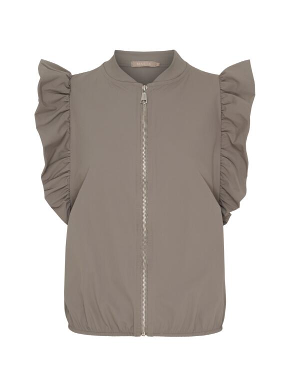 Marta Du Château - Marta Du Chateau Jannie khaki Vest