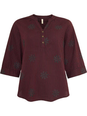 Ofelia Ella bordeaux skjorte/bluse