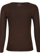 Libertè Essentiel - Libertè Essentiel 22134 brun mesh Bluse Libertè Essentiel - Libertè Essentiel 22134 brun mesh Bluse