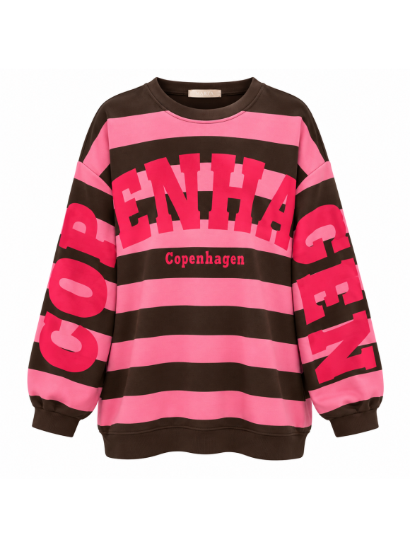 Marta Du Château - Marta Du Chateau Nerina pink Sweat-Shirt Marta Du Château - Marta Du Chateau Nerina pink Sweat-Shirt