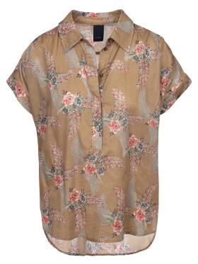 One Two Luxzuz - One Two Luxzuz Jardine beige skjorte