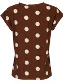 Libertè Essentiel - Libertè Essentiel Alma brun dot T-Shirt