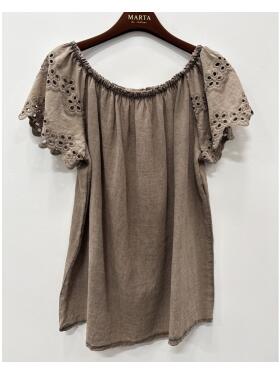 Marta Du Chateau Randi brun Bluse