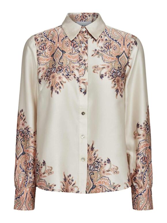 Libertè Essentiel - Libertè Essentiel 22341 creme skjorte