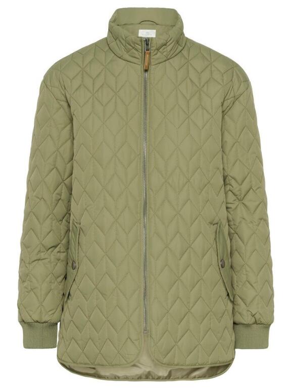 Kaffe - Kaffe Leila army quiltet Jakke