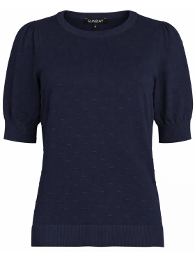 Sunday 6932 marineblå Strik