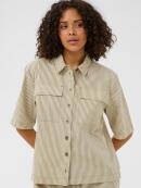 Kaffe - Kaffe Naya khaki skjorte