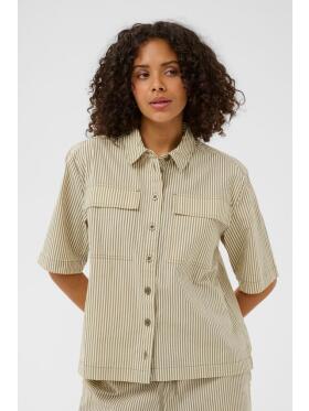 Kaffe Naya khaki skjorte