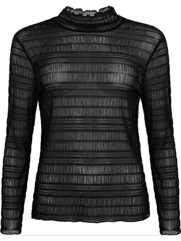 Ofelia - Ofelia Fauna sort bluse