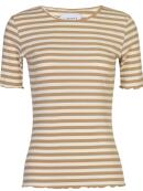 Libertè Essentiel - Libertè Essentiel Natalie brun kortærmet t-shirt Libertè Essentiel - Libertè Essentiel Natalie brun kortærmet t-shirt