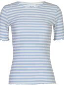 Libertè Essentiel - Libertè Essentiels Natalie lyseblå kort ærmet t-shirt Libertè Essentiel - Libertè Essentiels Natalie lyseblå kort ærmet t-shirt