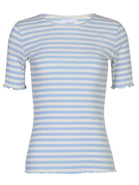 Libertè Essentiels Natalie lyseblå kort ærmet t-shirt