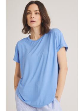 One Two Luxzuz Karin blå t-shirt