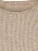 Marta Du Château - Marta Du Chateau Lunara camel strik t-shirt Marta Du Château - Marta Du Chateau Lunara camel strik t-shirt