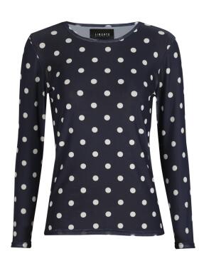 Libertè Essentiel mesh blå Bluse