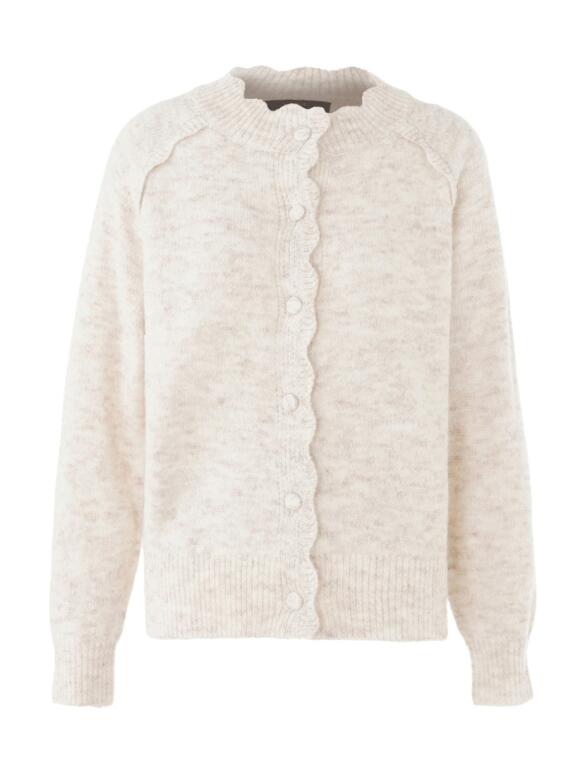 One Two Luxzuz - One Two Luxzuz Beaneth lys sand Cardigan One Two Luxzuz - One Two Luxzuz Beaneth lys sand Cardigan