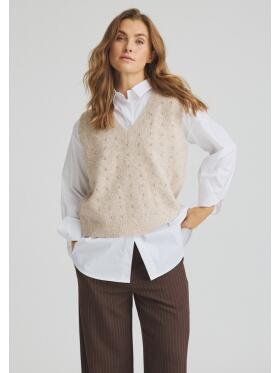 One Two Luxzuz Zannie beige vest