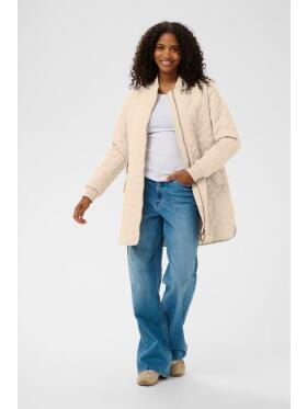 Kaffe Leila sand lang qiuiltet Jakke