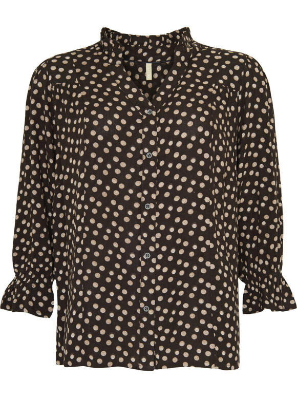 Ofelia - Ofelia Lou brun Skjorte/bluse