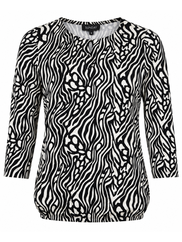Sunday - Sunday 6285 sort Bluse Sunday - Sunday 6285 sort Bluse