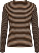 One Two Luxzuz - One Two Luxzuz Zegzag mocca t-shirt One Two Luxzuz - One Two Luxzuz Zegzag mocca t-shirt