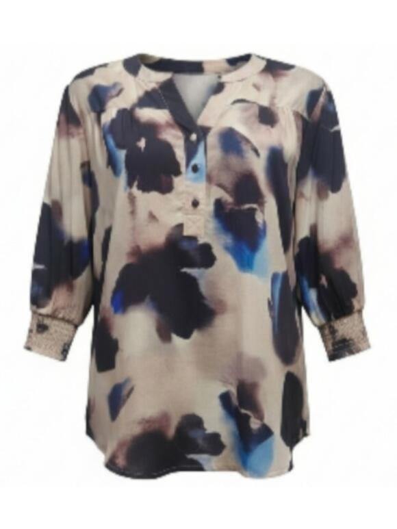 Vanting - Vanting 9806 blå Skjorte/bluse