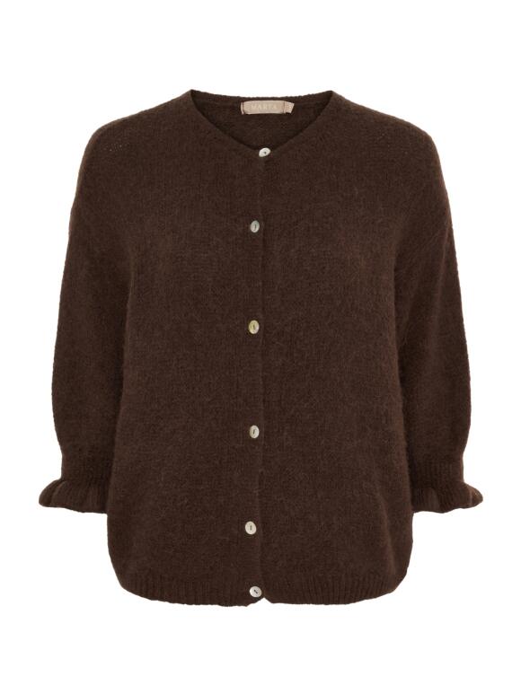 Marta Du Chateau Juliana brun cardigan 