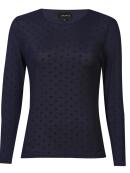 Libertè Essentiel - Libertè Essentiel 22069 blå mesh Bluse Libertè Essentiel - Libertè Essentiel 22069 blå mesh Bluse