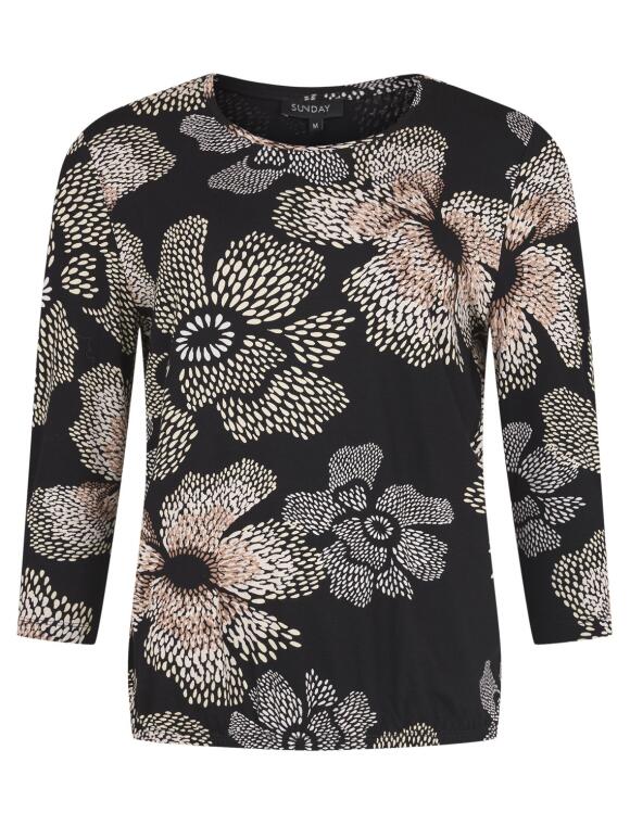 Sunday - Sunday 6423 sort Bluse Sunday - Sunday 6423 sort Bluse