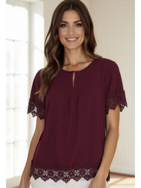 Ofelia Dera bordeaux Bluse