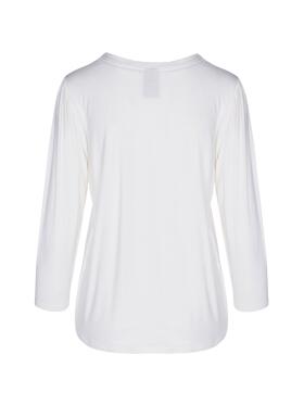 One Two Luxzuz Lailong cream T-Shirt