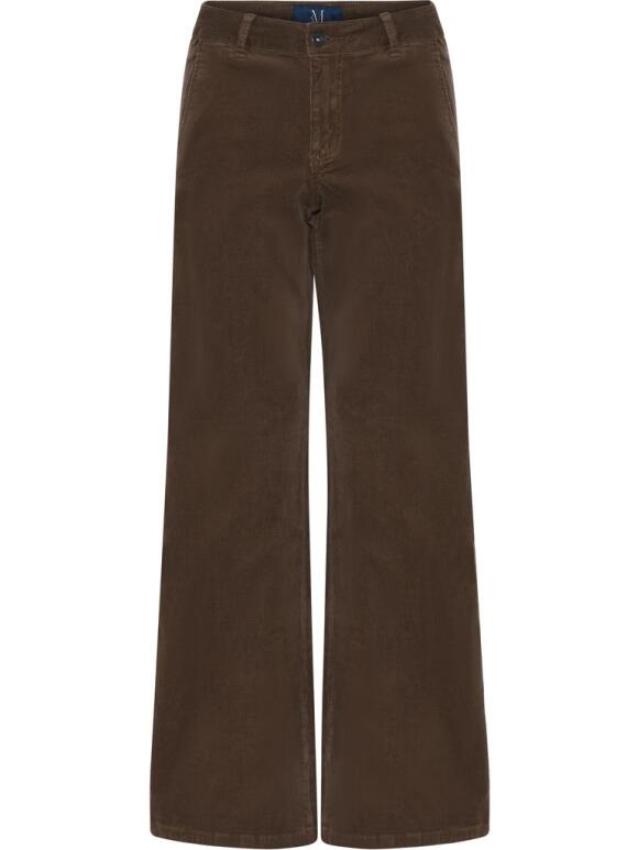Marc Lauge - Marc Lauge Chino Flair jord fløjlsbuks