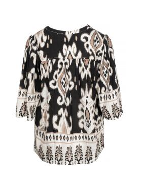 One Two luxzuz Carolanti sort skjorte bluse