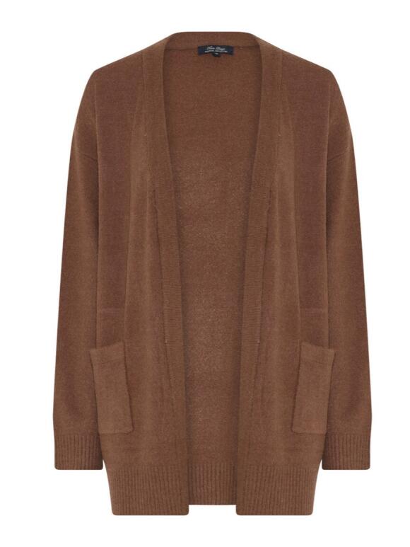 Marc Lauge - Marc Lauge mørk brun Lux Cardigan