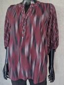 Vanting - Vanting 9702 bordeaux skjorte bluse