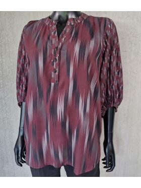 Vanting 9702 bordeaux skjorte bluse