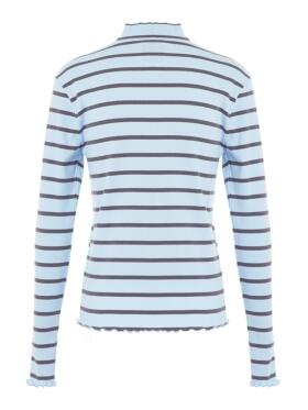 One Two Luxzuz Wollenio sky blue t-shirt bagfra
