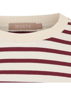Marta Du Chateau Brooklyn bordeaux bluse