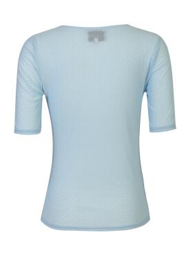 Libertè Essentiels mesh lyseblå T-Shirt